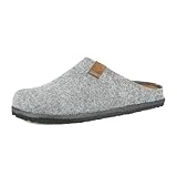 inblu Herren Pantofole da Uomo ecofriends in feltro Flache Hausschuhe, 44 EU