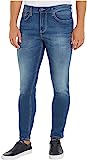 Tommy Jeans Herren Jeans Austin Slim Tapered Stretch, Blau (Wilson Mid Blue Stretch), 34W / 32L