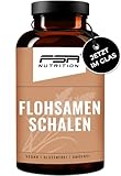 Flohsamenschalen Kapseln - Glasdose - höchste Dosierung pro Kapsel (1200 mg) - 60 Tage Vorrat - frei von Zusätzen - vegan - 180 Kapseln - FSA Nutrition