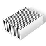 Kühlkörper, Aluminium Kühlkörper PC Kühlrippen Kühler-Set Heatsink für LED Verstärker Transistor IC Modul, 100 x 69 x 36 mm