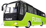 Carson 500907342 FlixBus 2.4GHz - 100% fahrfertig, Spielzeugbus, Spielzeugauto, ferngesteuertes Auto, für Kinder ab 8 Jahren, Fahrzeit ca. 60 min, Bunt