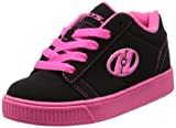 Heelys Straight Up Mädchen Schwarz Rund Skate Schuhe Neu