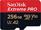 SanDisk Extreme PRO microSDXC UHS-I Speicherkarte 256 GB + Adapter & RescuePRO Deluxe (Für Smartphones, Actionkameras oder Drohnen, A2, Class 10, V30, U3, 200 MB/s Übertragung)