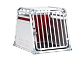 4pets Hundekäfig PRO 3 Aluminium mittel TÜV Zertifiziert 66 x 68 x 83,5 cm für Hunde unter 40 kg