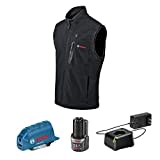 Bosch GHV12V-20MN12 12V Max Heated Vest Kit with Portable Power Adapter - Size Medium