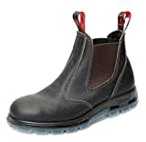 Redback USBOK Safety Work Boots aus Australien - mit Stahlkappe - Unisex + Lederpflege | Claret Brown | UK 11.0 / EU 46.0