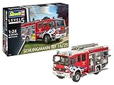 Revell Modellbausatz I Schlingmann TLF 16/25 I Feuerwehrfahrzeug I Maßstab: 1:24 I 228 Teile I Bastelset ab 13 Jahren I Authentische Nachbildung I Ideal für Feuerwehrfans