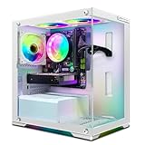 STGsivir-Gaming Desktop PC-GeForce GTX 1660 Ti 6 GB GDDR6,Intel Core i7 bis zu 3,9 GHz,16GB RAM,1TB SSD, 600M WLAN,BT 5.0, RGB Lüfter x 5, W10H64-Gaming Computer Tower-für Gamer und Streaming