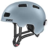 uvex city 4 - leichter City-Helm für Damen und Herren - inkl. LED-Licht - individuelle Größenanpassung - spaceblue matt - 55-58 cm