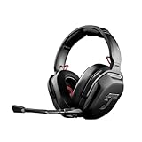 Teufel CAGE PRO Wireless Gaming Headset Kabellos Bluetooth mit integrierte Mikrofon, Akkulaufzeit 68 Std, 7.1 Virtual Surround Sound DTS X V2, USB, für PC, PS5, Xbox, Handy - schwarz