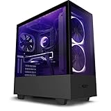 NZXT Black H510 Elite Mid Tower PC-Gaming-Gehäuse mit Sichtfenster