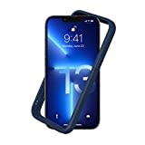 RhinoShield Bumper Case kompatibel mit [iPhone 13/13 Pro] | CrashGuard NX - Stoßdämpfende Schutzhülle im schlanken Design - 3.5 Meter Fallschutz - Marineblau