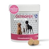 NutriLabs Östrofer Hormontabletten für Hündinnen 100 STK. - Hündinnen Gesundheitstabletten mit Rotkleesaat, Biotin etc. - Gesundheitsprodukte für Hunde - Nahrungsergänzungsmittel Hund