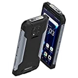 HAMMER Construction 6“ IPS Outdoor Handy, IP69 Robustes Militär Smartphone Wasserdicht Stoßfest Staubdicht, Akku 6000mAh, Android 12, 128GB Speicher, 6GB Ram, Dual SIM, GPS mit Laser-Entfernungsmesser