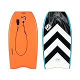 Mesle Bodyboard Speed Skin, für Kinder & Erwachsene bis 100 kg, großes Schwimmbrett zum Surfen & Wellenreiten am Strand, für Anfänger & Fortgeschrittene