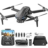 DEERC EIS 4K Kamera Drohne mit 2 Achsen Gimbal für Erwachsene, D65 RC Drohnen unter 249g, GPS Follow Me, 26 Min. Lange Flugzeit, 5G Bildübertragung, Smart Rückkehr, profi komplettset für Anfänger,C0