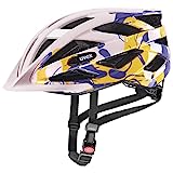 uvex Unisex - Erwachsene air Wing Fahrradhelm, pink-White, 52-57 cm