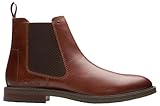 Clarks Herren Jaxen Easy Chelsea-Stiefel, braun (tan), 43 EU