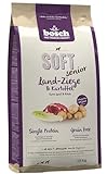 bosch HPC SOFT Senior Ziege & Kartoffel | halbfeuchtes Hundefutter für ältere | ernährungssensible Hunde aller Rassen | Single Protein | grain-free | 1 x 12.5 kg