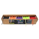 West Coast Paracord Paracord-Box-Set, Typ III, 100 Fußspulen in 5 Farben, 250 kg