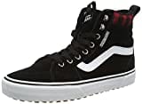 Vans Herren Filmore Hi Vansguard Sneaker, Suede Black Red Plaid, 44 EU