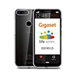 Gigaset GS195LS Smartphone für Senioren Made in Germany mit 3GB RAM ohne Vertrag – mit individuellem Startbildschirm, Notruffunktion, extra großer Ziffern- und Textanzeige, Titanium Grey