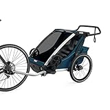 Thule Chariot Cross Multisport-fahrradanhänger Majolica Blue Double