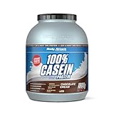 Body Attack 100% Casein Protein - Chocolate Cream, 1,8 kg Eiweißpulver - reich an essentiellen Aminosäuren - Muskelaufbau und Erhalt, Low Sugar - für Sportler, Athleten & Figurbewusste