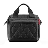 reisenthel allrounder cross rhombus black – Kleine Crossbody Bag mit abnehmbarem und verstellbarem Schultergurt – Aus wasserabweisendem Material, 22 x 24 x 13