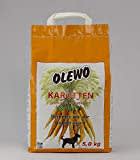 Olewo Hund Karotten-Pellets 5 kg Beifutter für alle Rassen Naturprodukt Barf