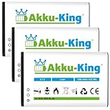 3X Akku kompatibel mit AVM A051 - Li-Ion 1300mAh - für Fritz!Fon C6 X6 / Telekom A051