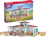 schleich 42567 HORSE CLUB Reiterhof, 115 Teile Pferdestall Spielset mit 3 x schleich Pferde Tierfiguren und vielem mehr, Spielzeug für Kinder ab 5 Jahren