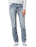 Pioneer Damen SALLY Jeans, Grau (Grey Used With Buffies 324), 28/30