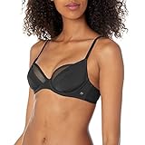 Pretty Polly Damen Naturals Polsterung Plunge-BH, Schwarz (Schwarz), 75F