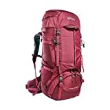 Tatonka Yukon 50+10 Women - Trekkingrucksack für Frauen - Mit Frontzugriff, verstellbarem Rückensystem, extra Bodenfach, Regenhülle und 60 Liter Volumen (bordeaux red/dahlia)