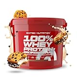 Scitec Nutrition 100% Whey Protein Professional - Angereichert mit zusätzlichen Aminosäuren und Verdauungsenzymen - Glutenfrei - Palmölfrei, 5 kg, Schokolade-Cookies & Cream