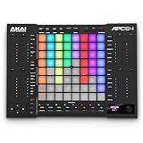 Akai Professional APC64 Ableton MIDI Controller mit 8 Touch Strips, Step Sequencer, 64 anschlagsdynamische RGB-Pads, CV Gates, MIDI In/Out, USB-C