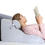 Relivy - Lesekissen für Bett und Sofa, Ergonomisches Keilkissen, Rückenkissen, Lesekissen aus Memory-Schaum: Entdecken Sie den Unterschied mit unserem Keilkissen Bett