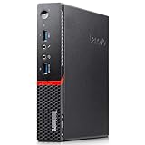 Lenovo ThinkCentre M900 Tiny PC Mini Computer, Prozessor Intel i7 – 6700T, Arbeitsspeicher 8 GB DDR4, SSD 240 GB, Windows 11 Pro (Generalüberholt)