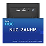 Intel NUC 13 Pro NUC13ANHi5 Arena Canyon Mini PC, Core i5-1340P, 16GB RAM, 512GB SSD, Mini Computer Win 11 Pro für Business Home Office, Unterstützung 8K/4K Quad Display/WiFi 6E/BT 5.3/Thunderbolt 4