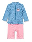 Playshoes UV-Schutz Einteiler Unisex Kinder Badeanzug Schwimmanzug Badebekleidung, Krebs Langarm, 74/80