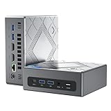 NiPoGi Mini PC Ιntel Core i5-12450H (bis zu 4,40 GHz), 16 GB (8 GB*2) DDR4 512 GB SSD Mini PC WiFi 6, Mini Desktop Computer mit Ιntel UHD Graphics 1200 MHz, BT 5.2, 2X HDMI+VGA, 4K UHD Mini Tower PC