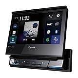 Pioneer AVH-Z7200DAB-AN inkl. DAB-Antenne, 1-DIN-Multimedia Player, ausklappbarer 7-Zoll ClearType-Touchscreen, Smartphone-Anbindung, Apple Car Play, USB, Bluetooth, 13-Band-Grafikequalizer