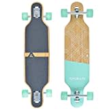 Apollo Longboard Savaii 36" Komplettboard mit High Speed ABEC Kugellagern, Drop Through Freeride Skaten Cruiser Board