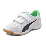 Puma Kinder Multisport Indoor Hallenschuhe Auriz V Jr 106150 Weiß, Schuhgröße:28 EU