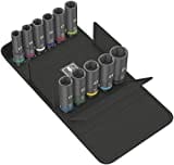 Wera 05004841001 8790 C Impaktor Deep Set 1, Steckschlüsseleinsatz Satz, 11-teilig Schwarz