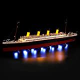 BRIKSMAX Led Beleuchtungsset für Lego Creator Lego Titanic - Compatible with Lego 10294 Bausteinen Modell - Ohne Lego Set