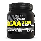 OLIMP SPORT NUTRITION- BCAA 1100 Mega Caps. Aminosäuren Kapseln (300Stk). Hochdosiertes Nahrungsergänzungsmittel