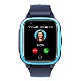 Kinder Smartwatch mit GPS und Telefon Uhr 4G WiFi Videoanruf SOS Kamera Wasserdicht Nachricht Wecker Stoppuhr Klassenmodus Musik Player Vibrationsbenachrichtigung Geschenk für Jungen und Mädchen