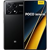 Poco X6 Pro 5G Smartphone, 8+256GB Handy ohne Vertrag, 120Hz 6,67" 1,5k AMOLED Display, 64MP OIS Dreifach-Kamera, 5000mAh, 67W Turbo-Charge, Dual-SIM, Schwarz